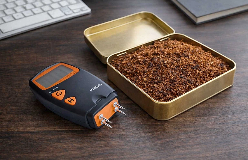 Idealna wilgotność tytoniu – dlaczego wilgotnościomierz to obowiązkowe narzędzie każdego użytkownika nabijarki